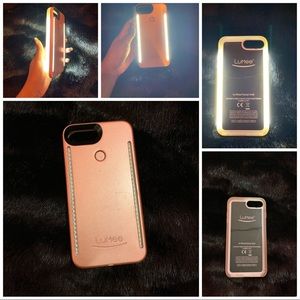 Rose Gold LuMee case